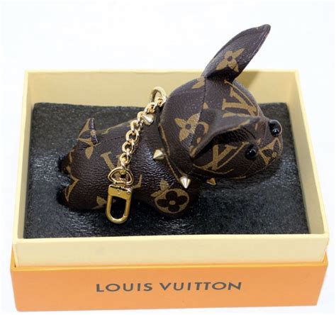 louis vuitton bulldog keyring|Louis Vuitton keychain pouch.